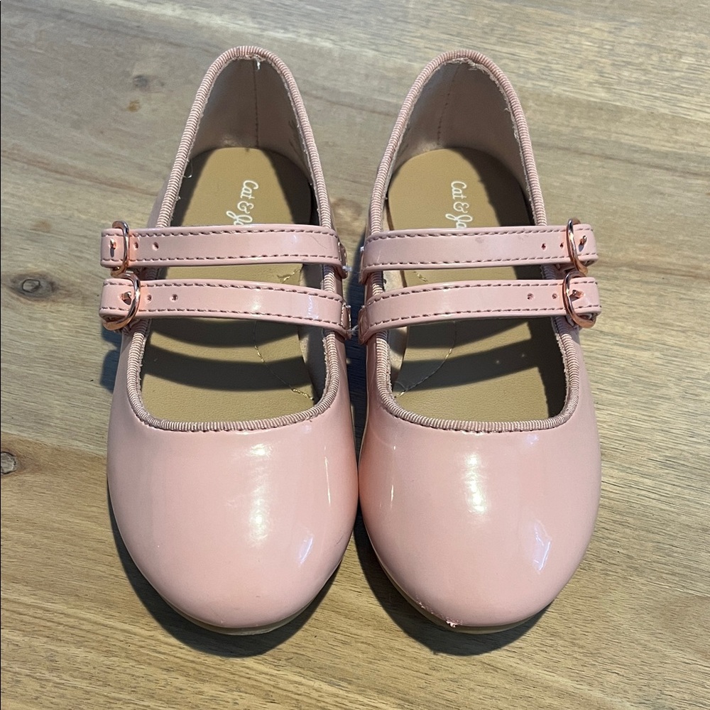 Cat & Jack Blush Double Strap Dress Shoes